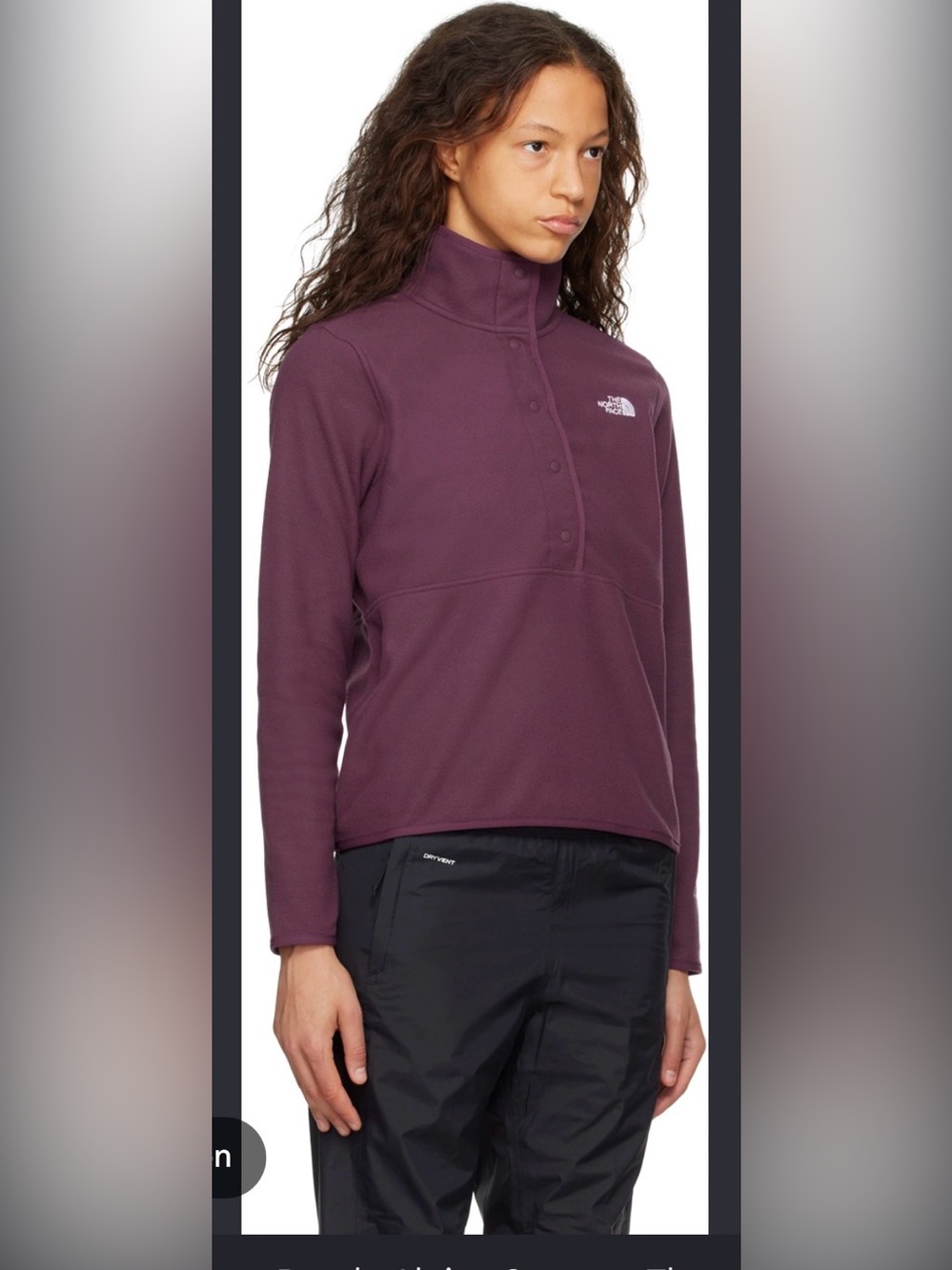 The North Face Purple Alpine Sweater , size M